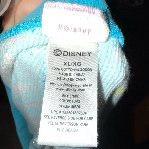Vintage Disney Thumper Pajama Set Size Juniors XL / Adult Medium - Picture 7 of 7
